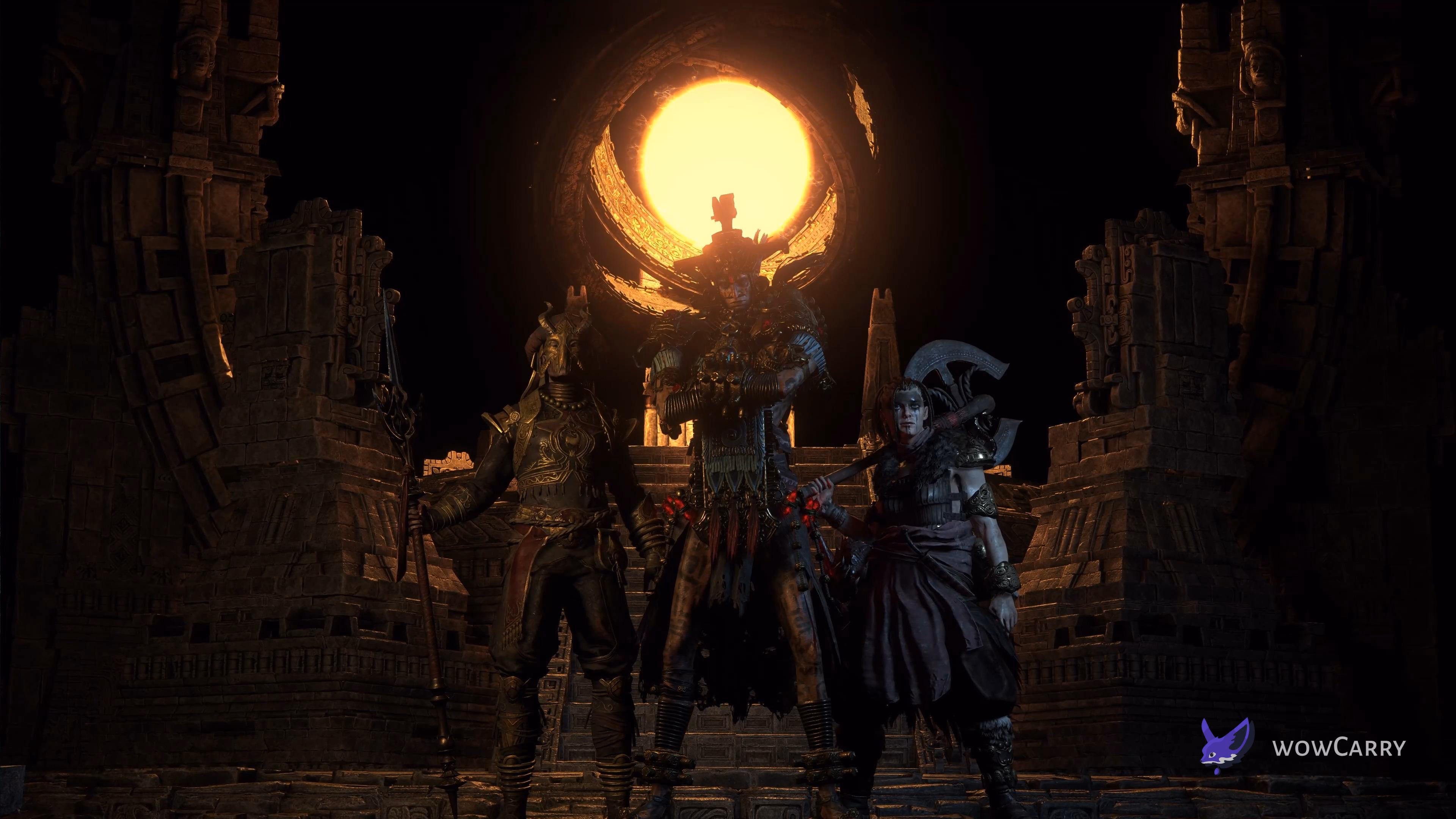 Path of Exile 2 Atlas Masters endgame cinematic, Return of the Ancients press kit